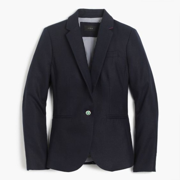 J. Crew Jackets & Blazers - NWT Unworn. J. Crew Campbell Blazer. Navy Blue. Size 6